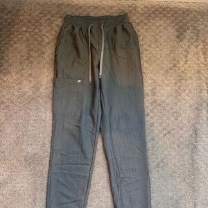 Fabletics scrub set. Xs. Worn once. Like new. Gray.